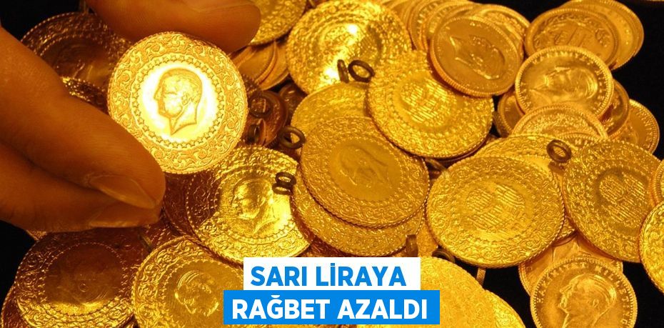 SARI LİRAYA RAĞBET AZALDI