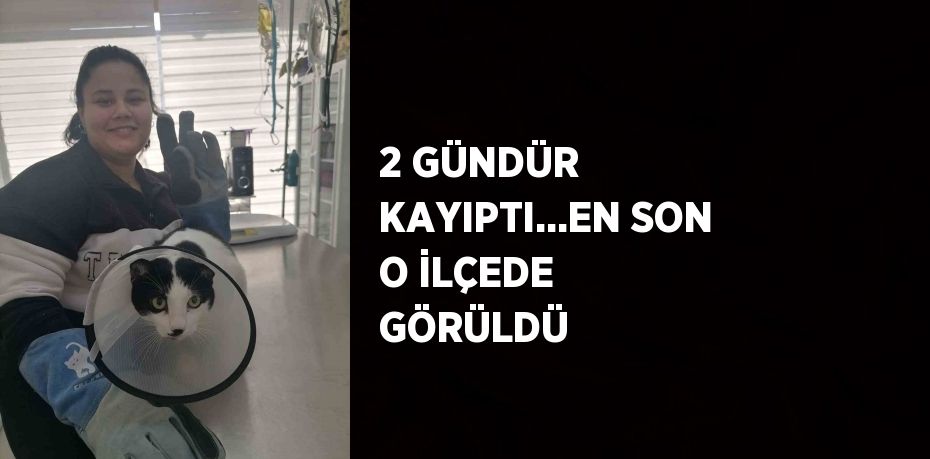 2 GÜNDÜR KAYIPTI...EN SON O İLÇEDE GÖRÜLDÜ