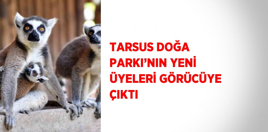 TARSUS DOĞA PARKI’NIN YENİ ÜYELERİ GÖRÜCÜYE ÇIKTI