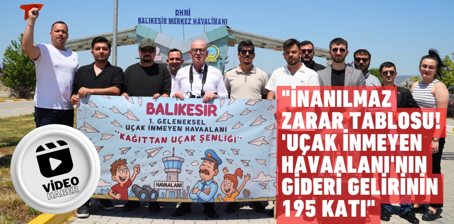 "İnanılmaz Zarar Tablosu! 'Uçak İnmeyen Havaalanı'nın Gideri Gelirinin 195 Katı"
