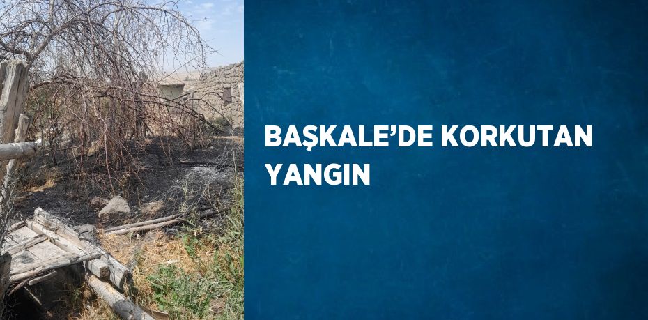 BAŞKALE’DE KORKUTAN YANGIN