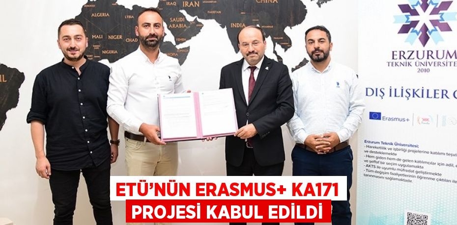 ETÜ’NÜN ERASMUS+ KA171 PROJESİ KABUL EDİLDİ