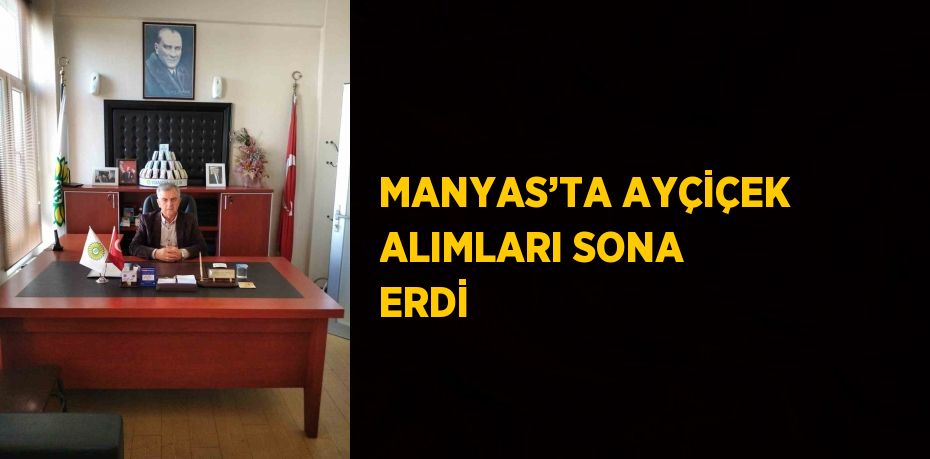 MANYAS’TA AYÇİÇEK ALIMLARI SONA ERDİ