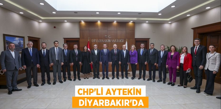 CHP’Lİ AYTEKİN   DİYARBAKIR’DA