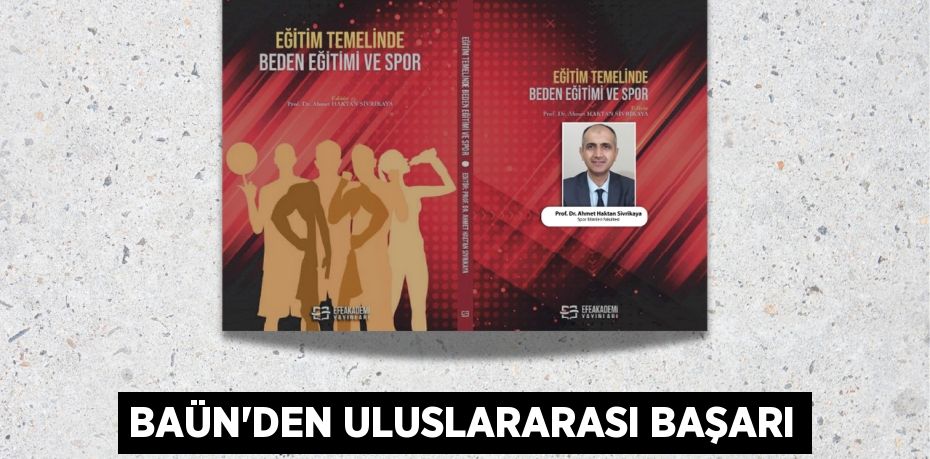 BAÜN’DEN ULUSLARARASI BAŞARI