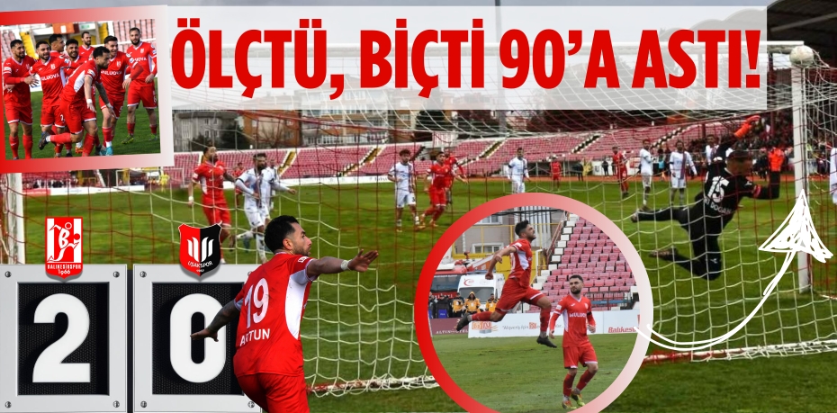 ÖLÇTÜ, BİÇTİ 90’A ASTI!