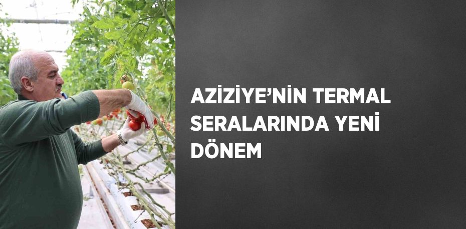 AZİZİYE’NİN TERMAL SERALARINDA YENİ DÖNEM