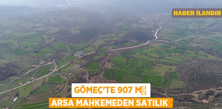 Gömeç'te 907 m² arsa mahkemeden satılık