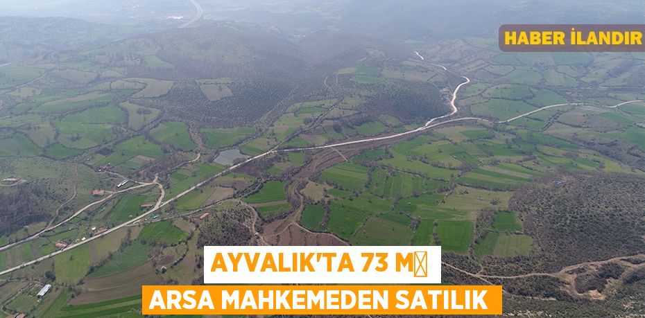 Ayvalık'ta 73 m² arsa mahkemeden satılık