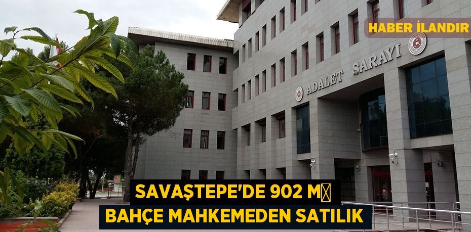 Savaştepe'de 902 m² bahçe mahkemeden satılık