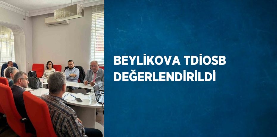 BEYLİKOVA TDİOSB DEĞERLENDİRİLDİ