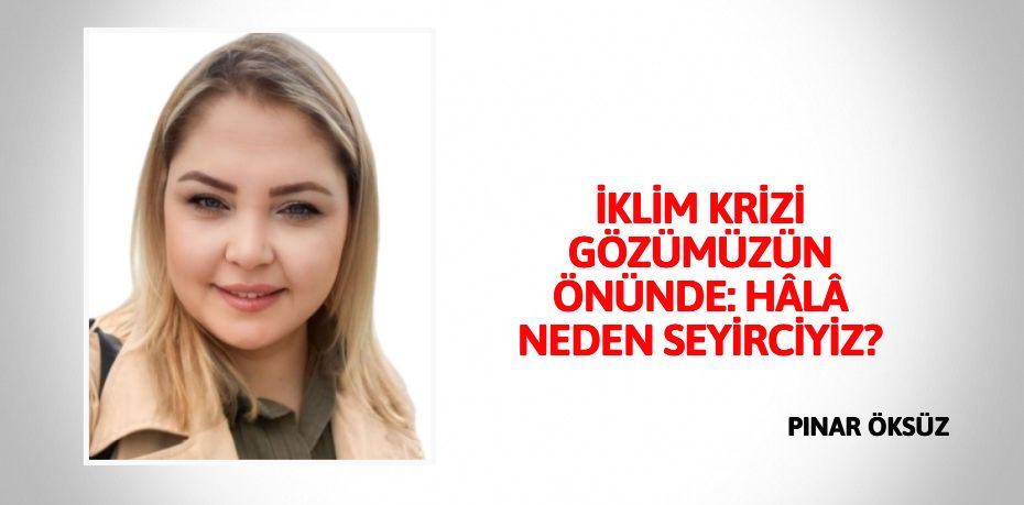 İKLİM KRİZİ GÖZÜMÜZÜN ÖNÜNDE: HÂLÂ NEDEN SEYİRCİYİZ?