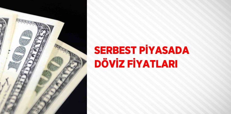 SERBEST PİYASADA DÖVİZ FİYATLARI