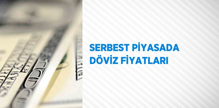 SERBEST PİYASADA DÖVİZ FİYATLARI