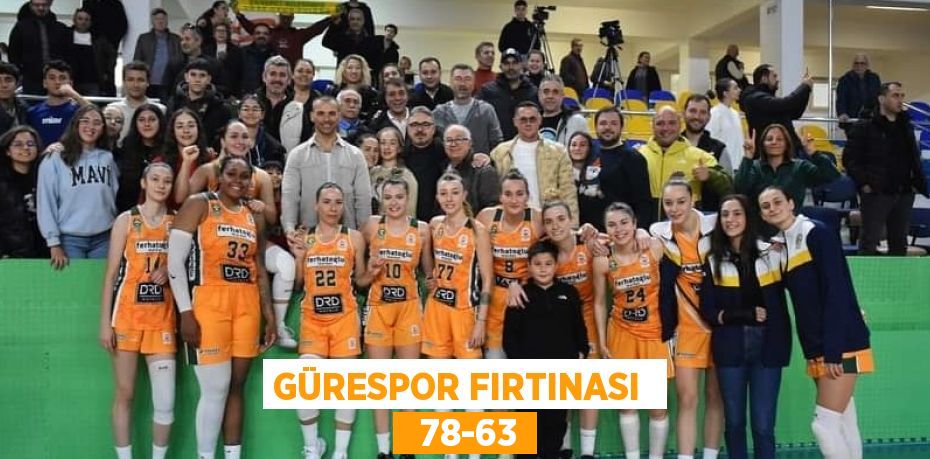 GÜRESPOR FIRTINASI    78-63