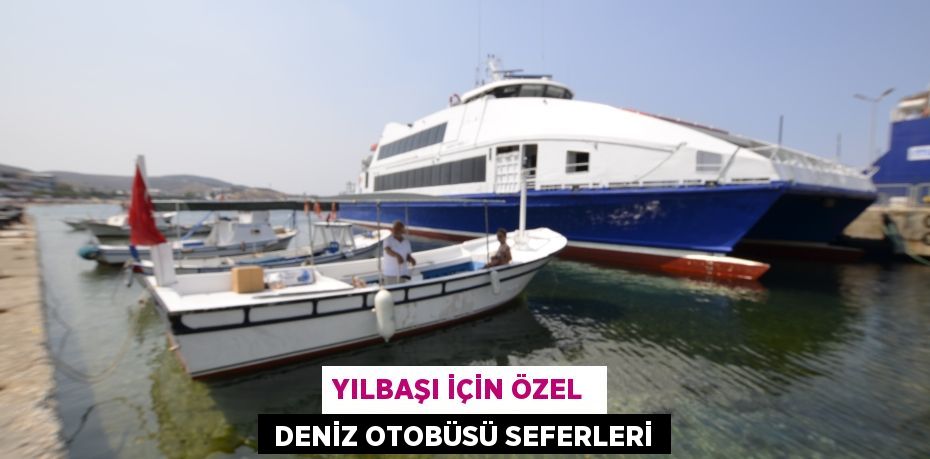 YILBAŞI İÇİN ÖZEL   DENİZ OTOBÜSÜ SEFERLERİ