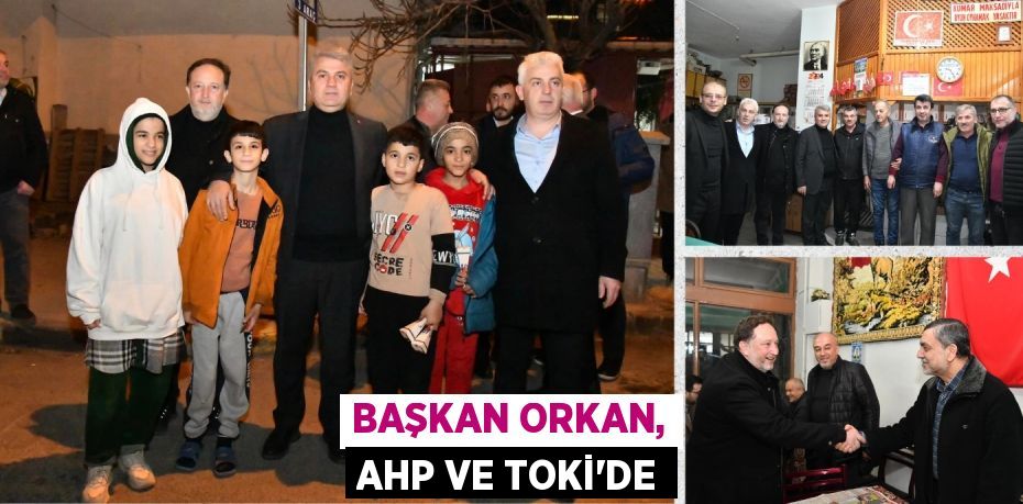 BAŞKAN ORKAN, AHP VE TOKİ’DE