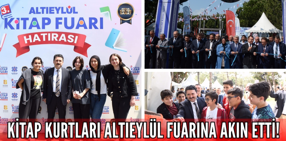 KİTAP KURTLARI ALTIEYLÜL  FUARINA AKIN ETTİ!