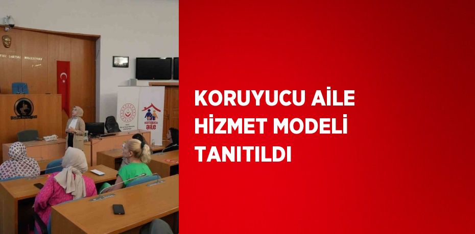 KORUYUCU AİLE HİZMET MODELİ TANITILDI