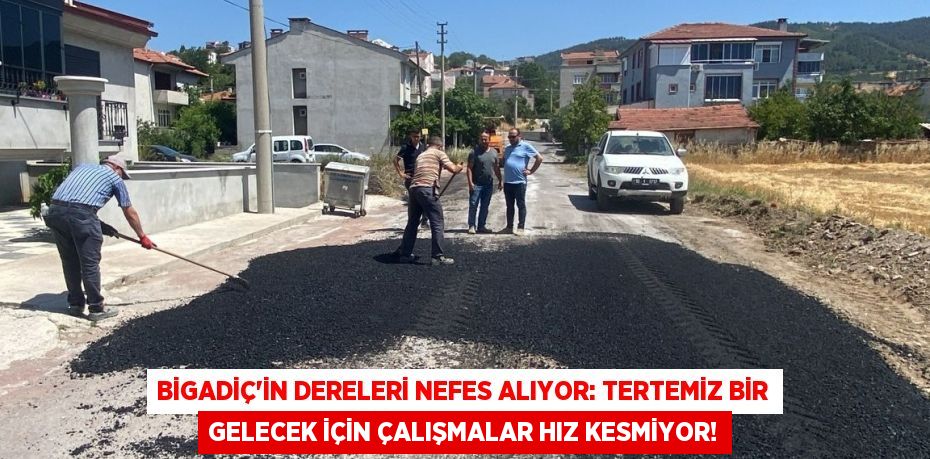 Bigadiç'in Dereleri Nefes Alıyor: Tertemiz Bir Gelecek İçin Çalışmalar Hız Kesmiyor!