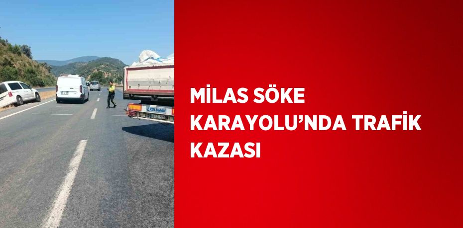 MİLAS SÖKE KARAYOLU’NDA TRAFİK KAZASI