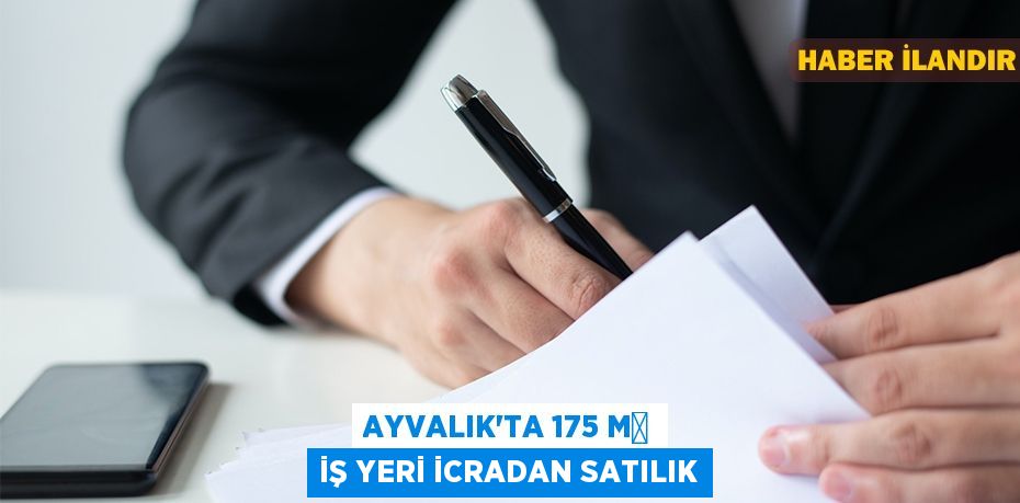 Ayvalık'ta 175 m² iş yeri icradan satılık