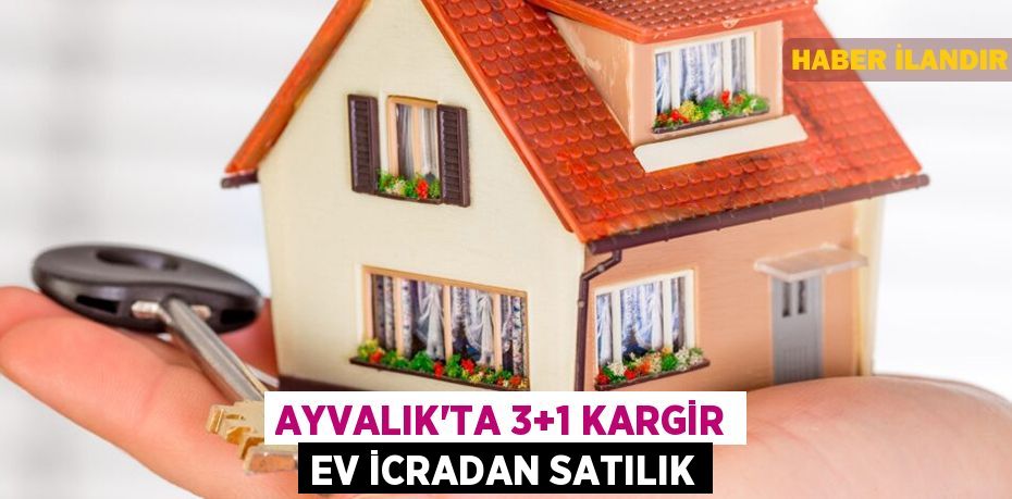 Ayvalık'ta 3+1 kargir ev icradan satılık