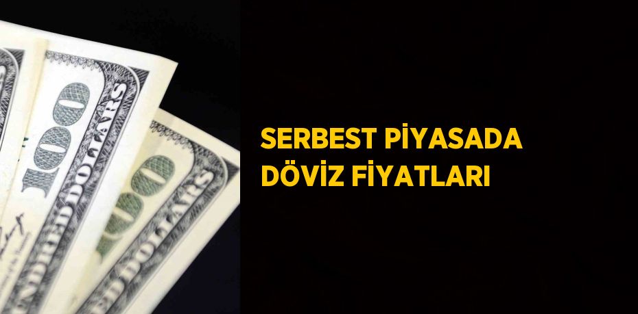 SERBEST PİYASADA DÖVİZ FİYATLARI