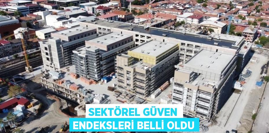 SEKTÖREL GÜVEN ENDEKSLERİ BELLİ OLDU