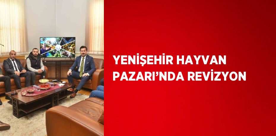 YENİŞEHİR HAYVAN PAZARI’NDA REVİZYON