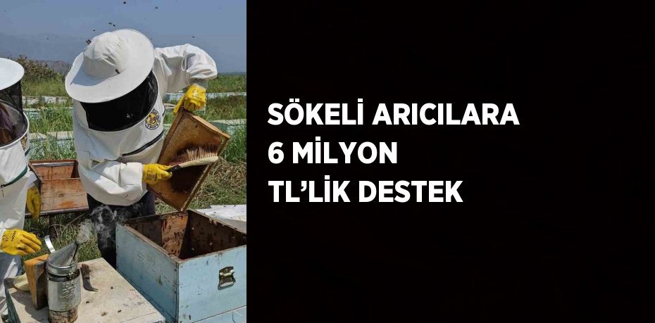 SÖKELİ ARICILARA 6 MİLYON TL’LİK DESTEK