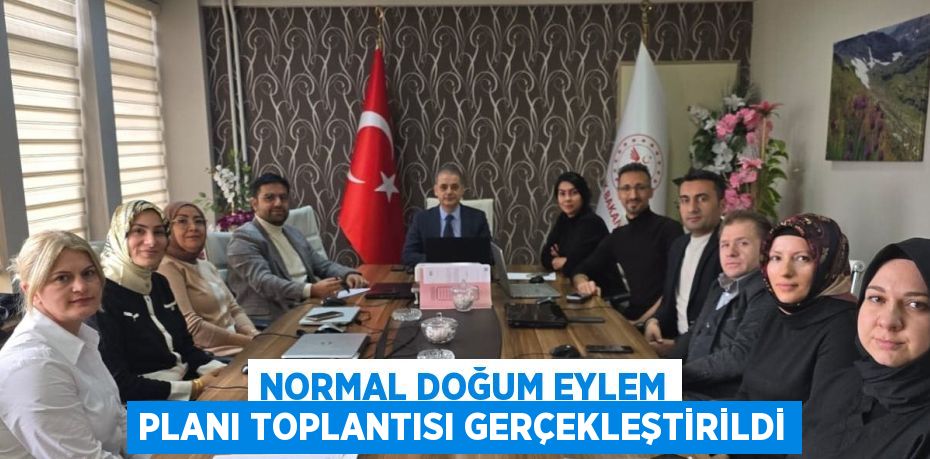 NORMAL DOĞUM EYLEM PLANI TOPLANTISI GERÇEKLEŞTİRİLDİ