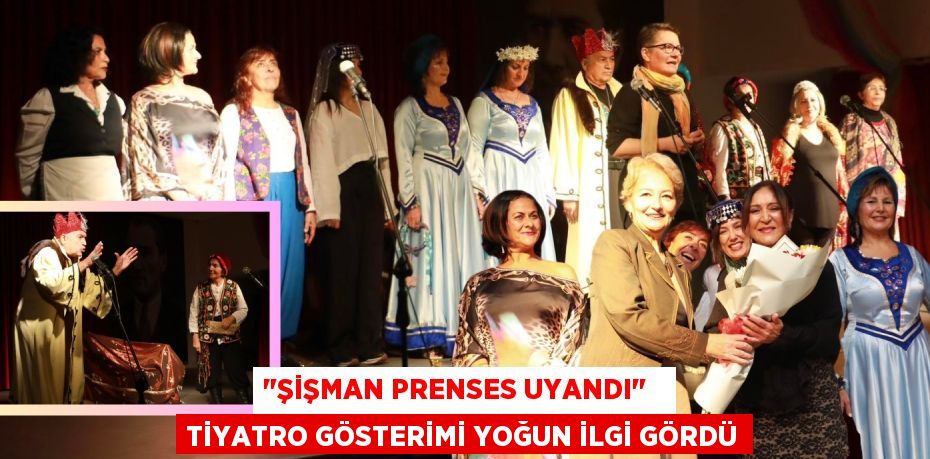 "ŞİŞMAN PRENSES UYANDI"   TİYATRO GÖSTERİMİ YOĞUN İLGİ GÖRDÜ