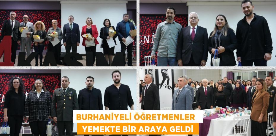 BURHANİYELİ ÖĞRETMENLER    YEMEKTE BİR ARAYA GELDİ