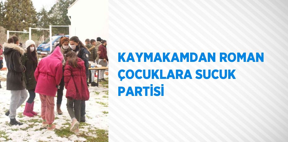 KAYMAKAMDAN ROMAN ÇOCUKLARA SUCUK PARTİSİ
