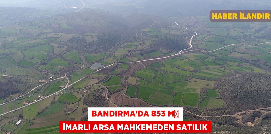 Bandırma'da 853 m² imarlı arsa mahkemeden satılık