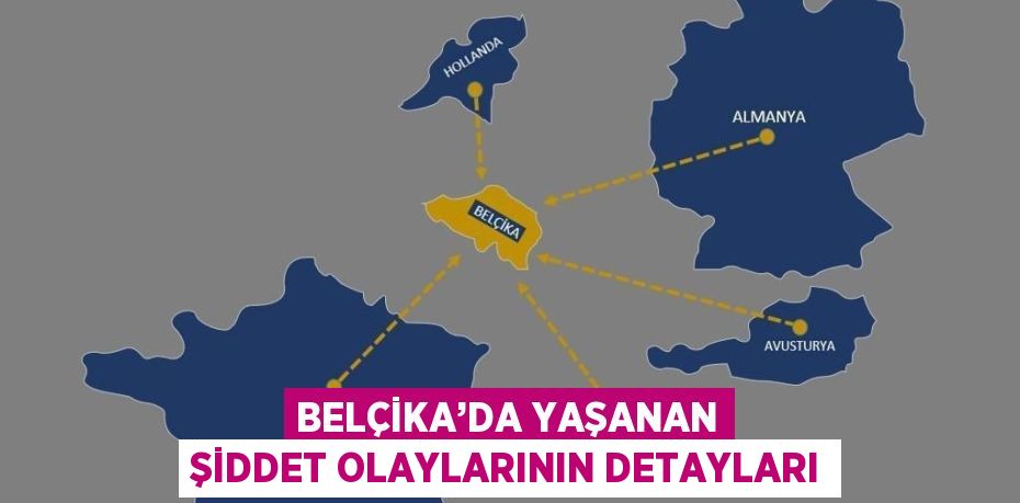 BELÇİKA’DA YAŞANAN ŞİDDET OLAYLARININ DETAYLARI