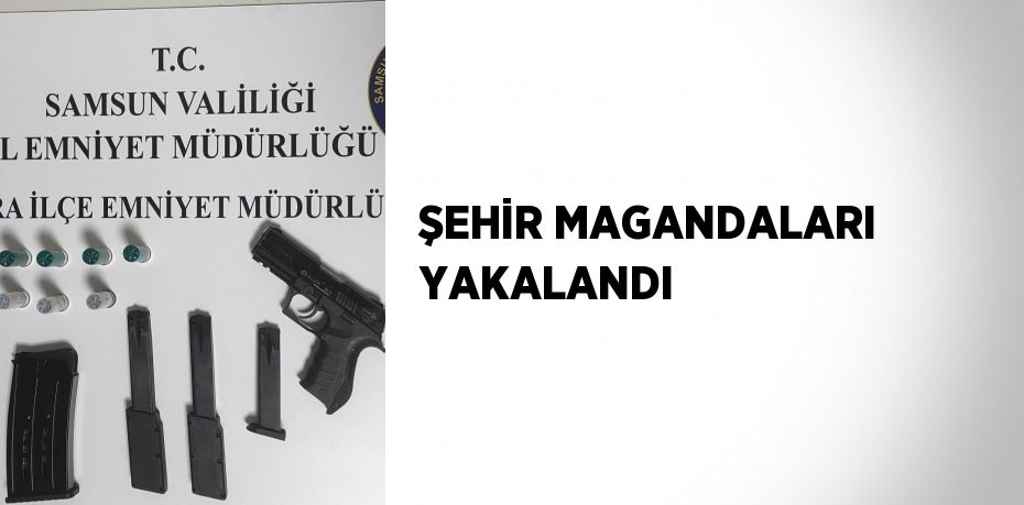 ŞEHİR MAGANDALARI YAKALANDI