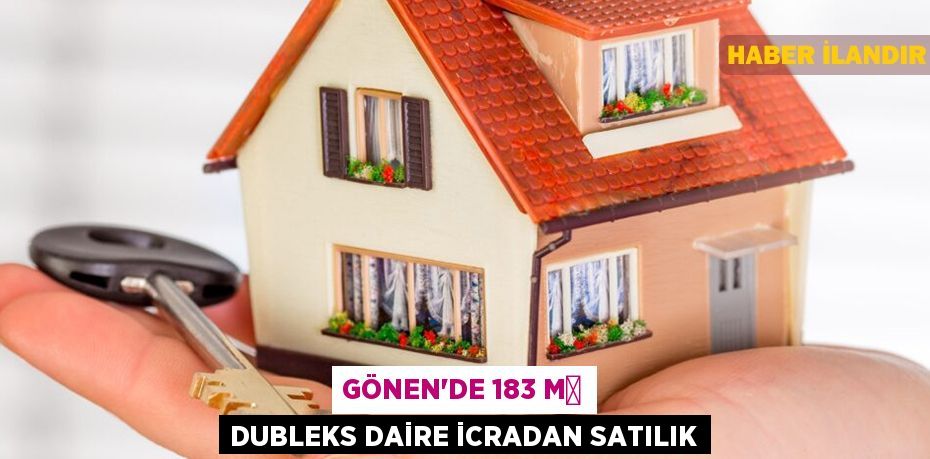 Gönen'de 183 m² dubleks daire icradan satılık