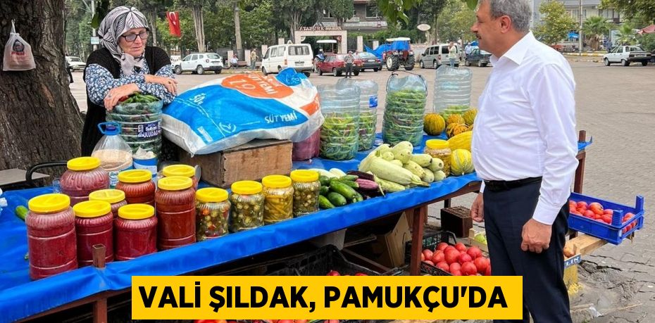 VALİ ŞILDAK, PAMUKÇU’DA