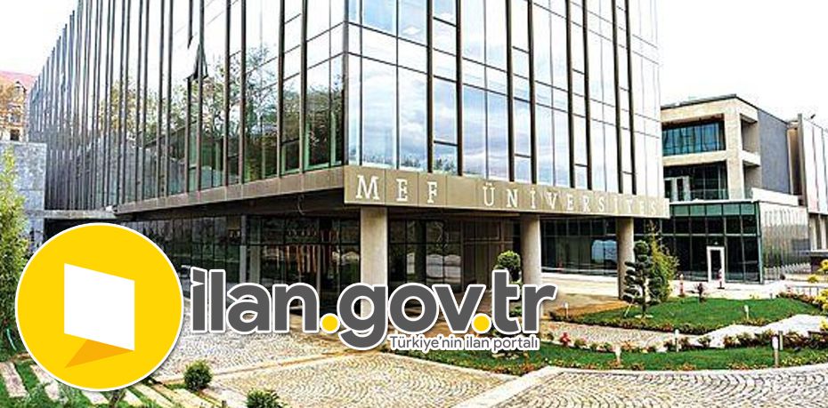 MEF Üniversitesi Araştırma Görevlisi Alacak