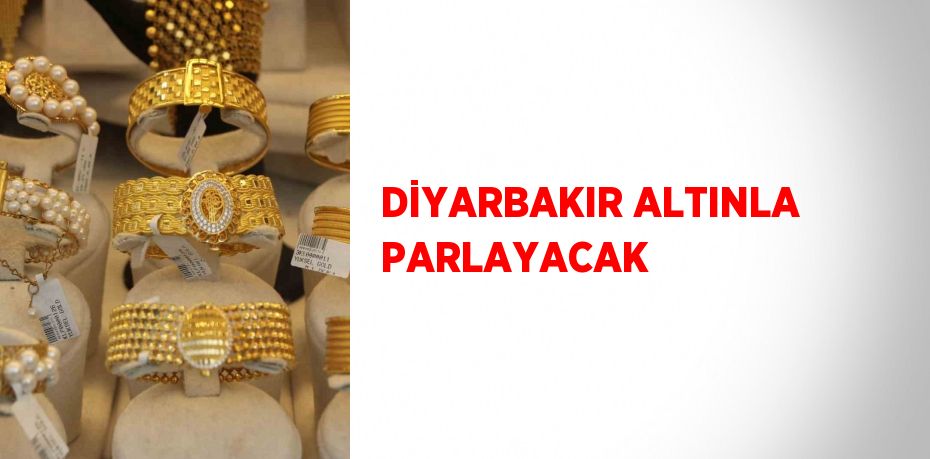 DİYARBAKIR ALTINLA PARLAYACAK