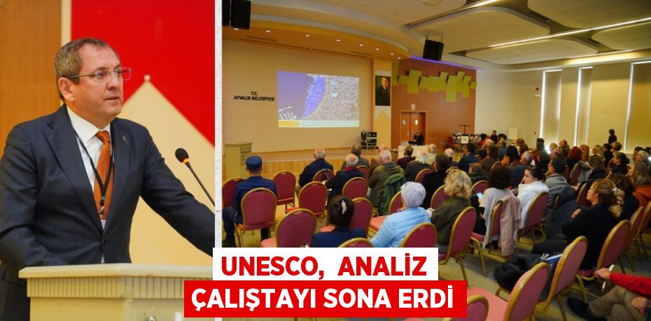 UNESCO,  ANALİZ ÇALIŞTAYI SONA ERDİ