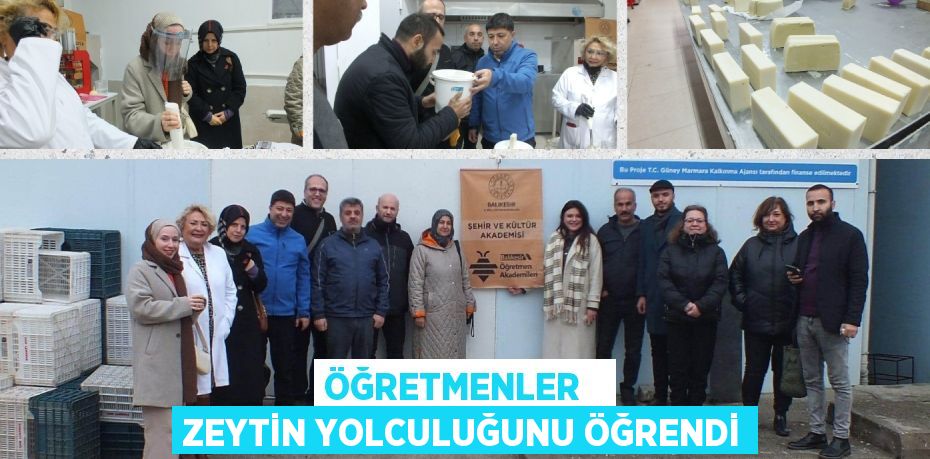 ÖĞRETMENLER   ZEYTİN YOLCULUĞUNU ÖĞRENDİ