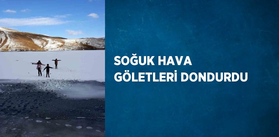 SOĞUK HAVA GÖLETLERİ DONDURDU