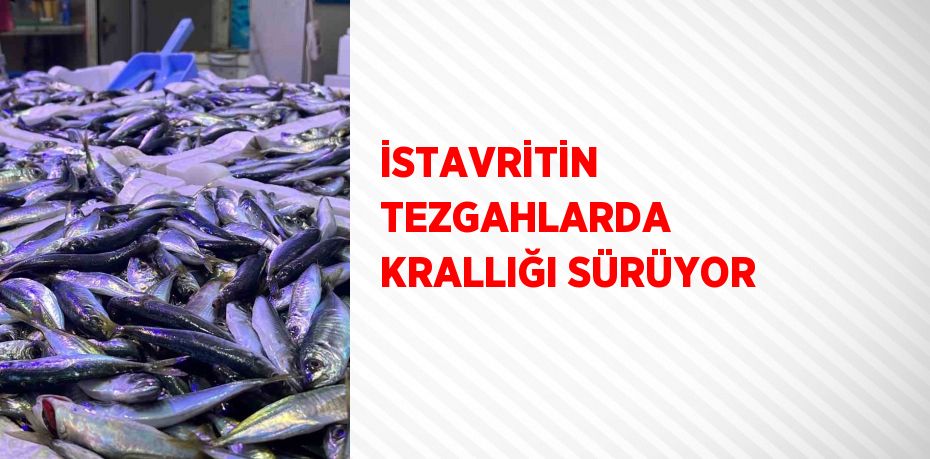 İSTAVRİTİN TEZGAHLARDA KRALLIĞI SÜRÜYOR