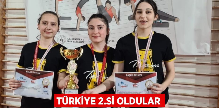 TÜRKİYE 2.Sİ OLDULAR