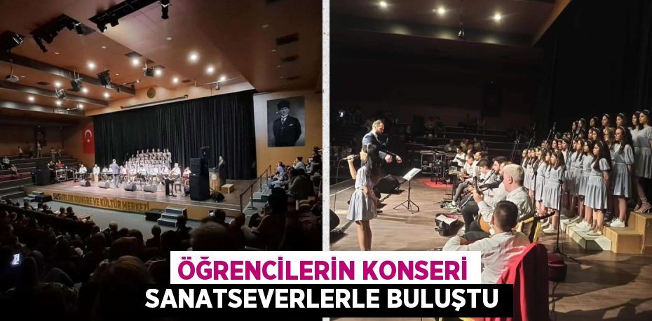 ÖĞRENCİLERİN KONSERİ SANATSEVERLERLE BULUŞTU