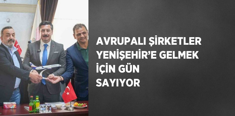 AVRUPALI ŞİRKETLER YENİŞEHİR’E GELMEK İÇİN GÜN SAYIYOR