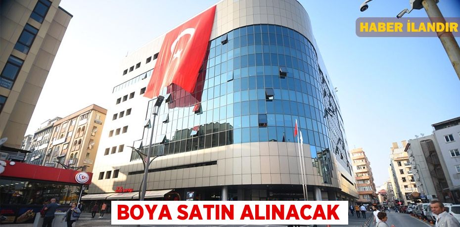 Boya satın alınacak